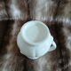 2 antique pitchers in white earthenware