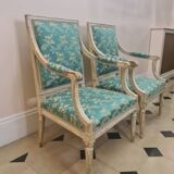 Pair of armchairs stamped LN Mariette (1730-1789) period, Louis XVI