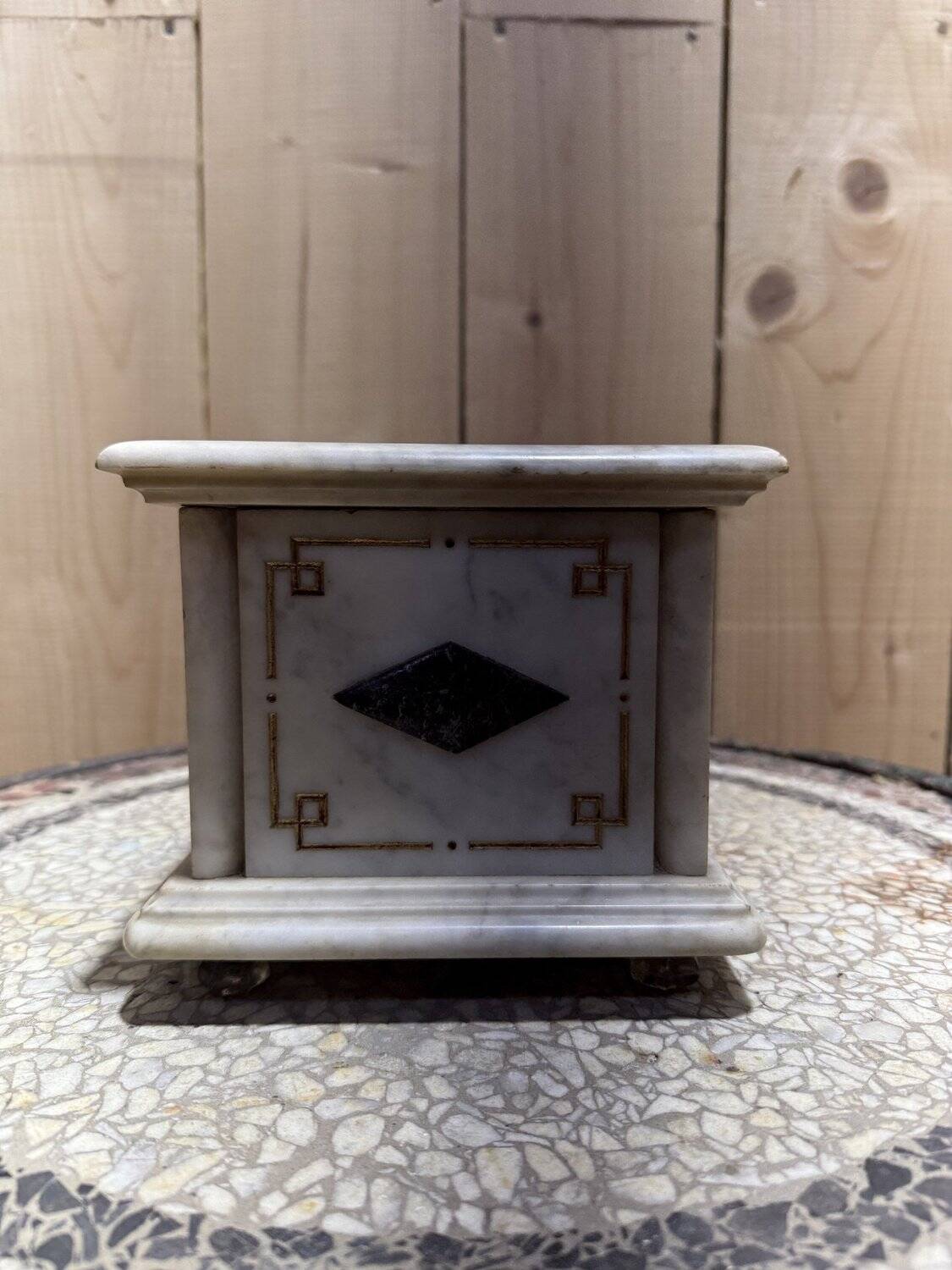 Napoleon III Marble Jewelry Box