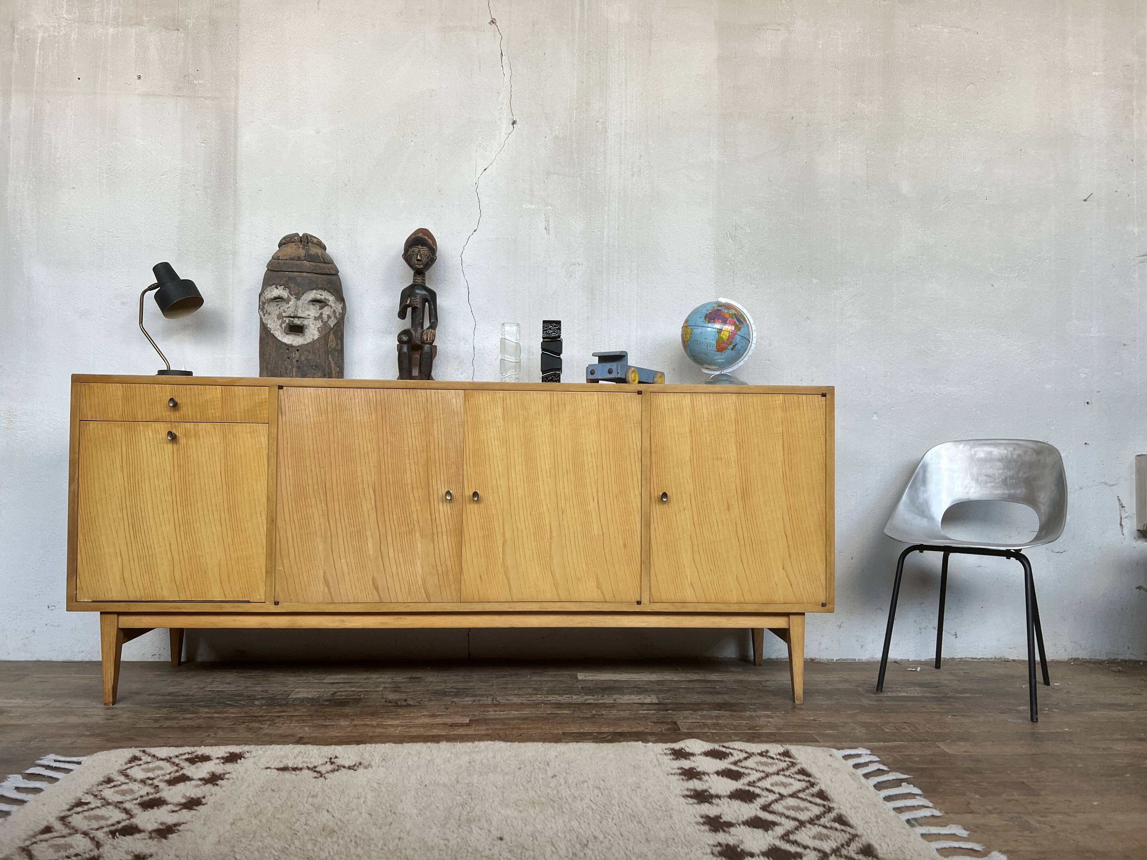 Enfilade en érable 1950 Vintage