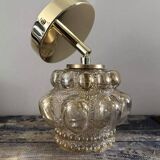 Gold tilting wall light