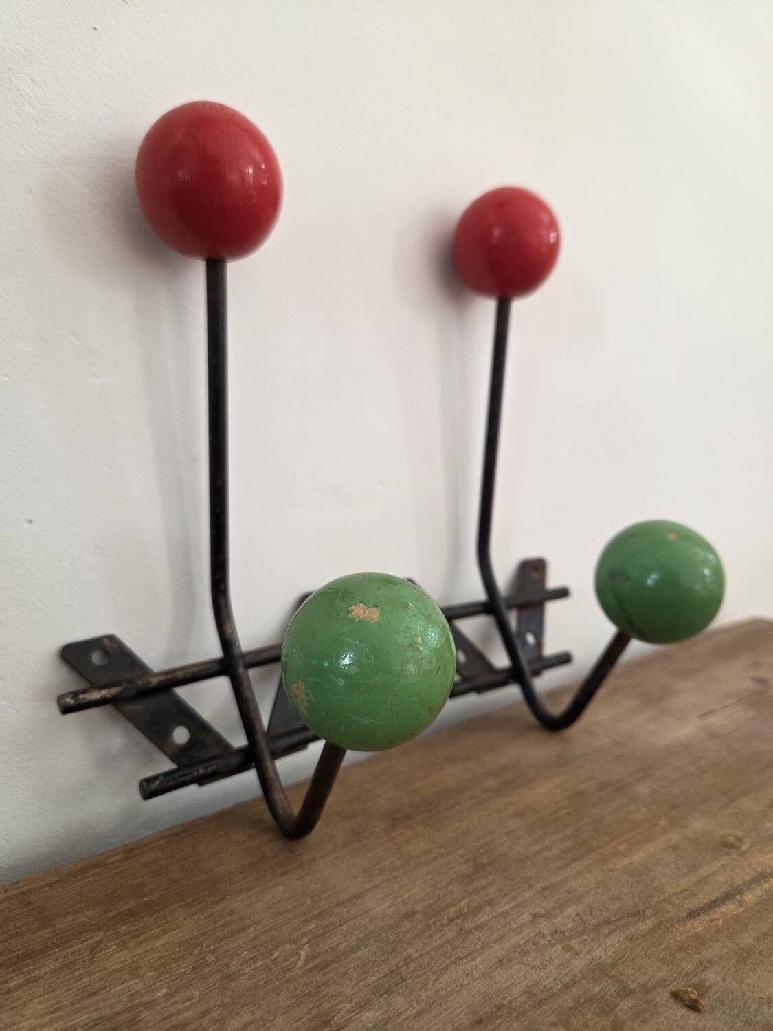 Pair of coat hooks from the 1950s