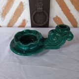 Vintage green candle holder