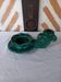 Vintage green candle holder