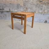 Coffee table, small pine side table 1970