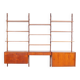 PS System Danish design teak wall system, 1960s