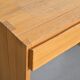 Desk in solid elm by Maison Regain, 1970s.