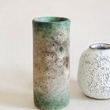 Duo of small sandstone vases