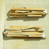 Pair of old foldable beds