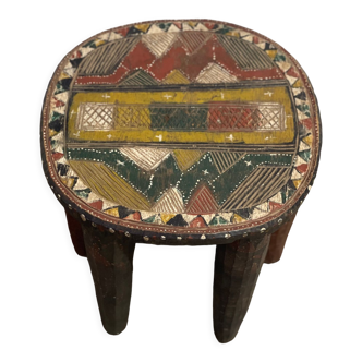 African wooden stool Zindi
