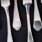 Guy Degrenne Rocaille Model Louis XV Style Stainless Steel Cutlery Set