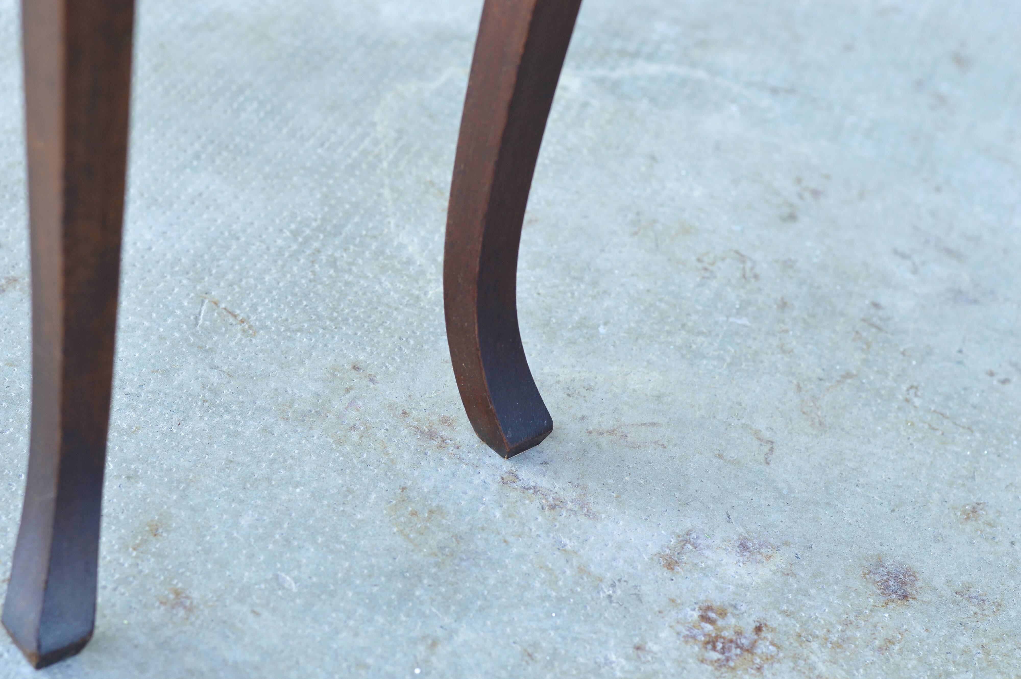 Elegant mid-century teak planter with tray.