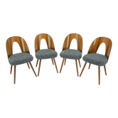 Lot de 4 chaises d'Antonin Suman des années 1960, Tchécoslovaquie