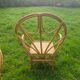 Paire de fauteuils en rotin