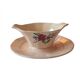Vintage sauceboat Digoin Sarreguemines model 9177 floral decoration