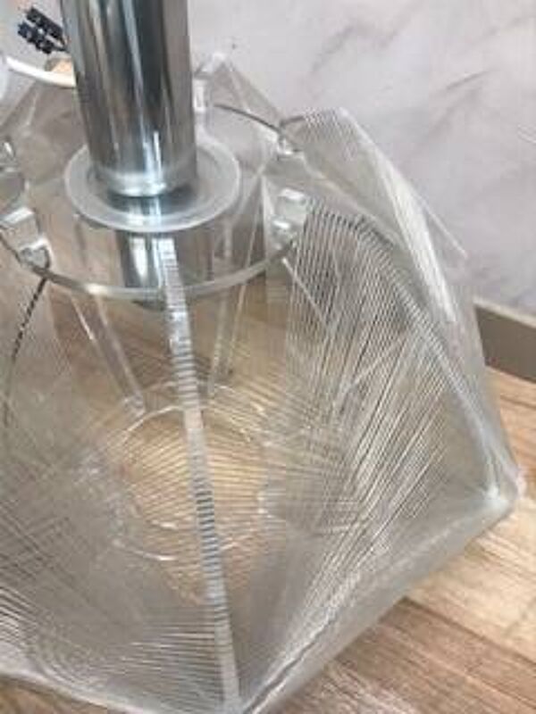 Luminaire abat-jour Paul Secon année 70 vintage