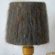 Vintage handmade wool hat lamp