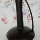 Black ceramic handle vase