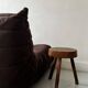 Togo 3-seater sofa in brown alcantara suede, Ligne Roset