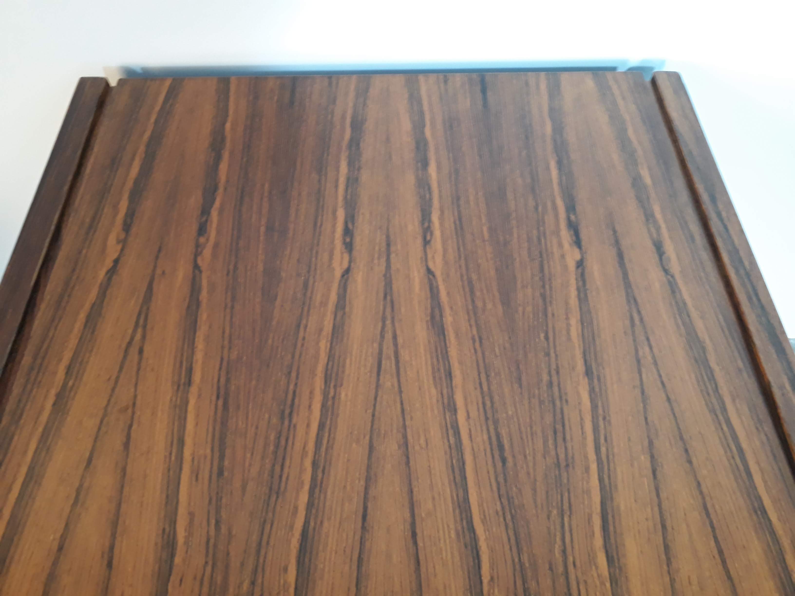 Table d'appoint en palissandre vintage scandinave 1960s