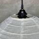 Average suspension in rattan and natural linen with a Japanese droplet shape H