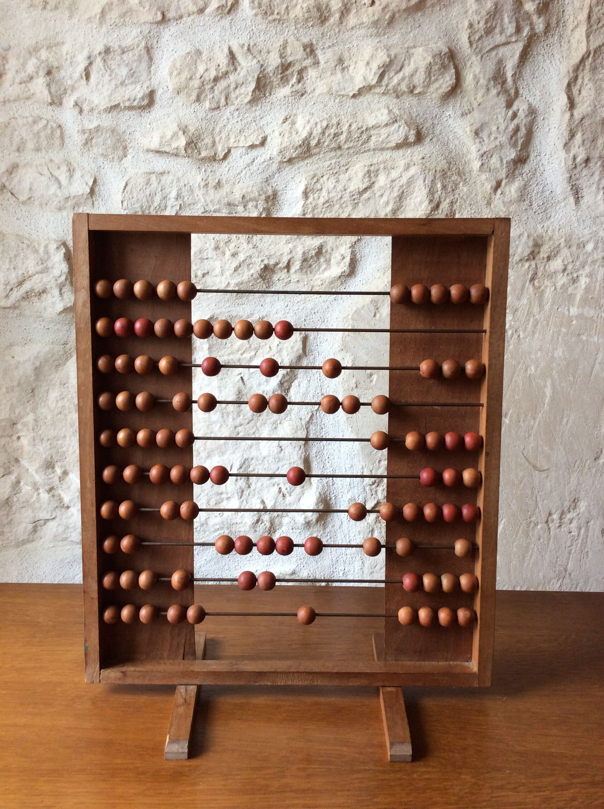 Former abacus wooden