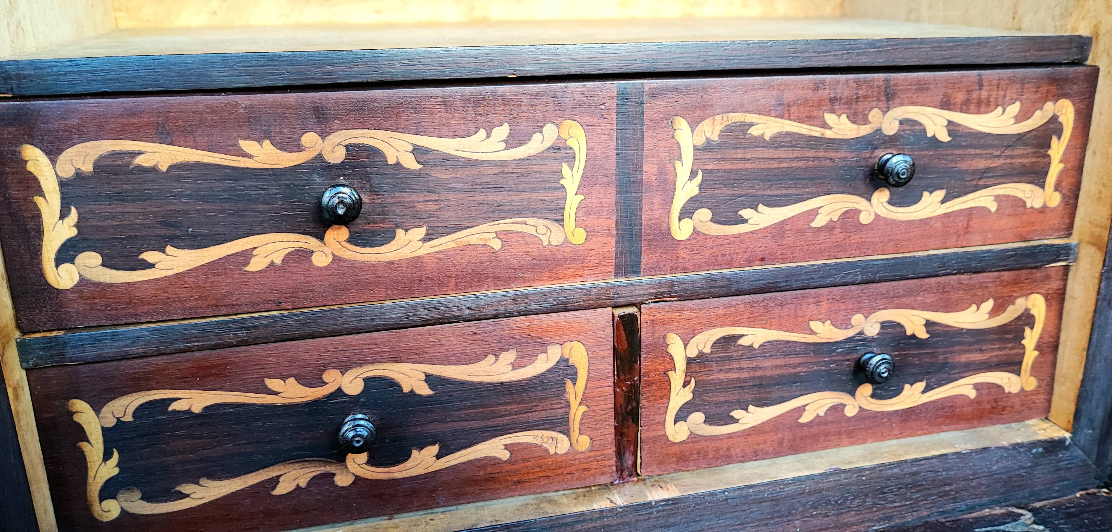 Secretary Louis XV marquetry