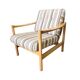 set of 2 vintage wooden armchairs / KNOLL armchairs