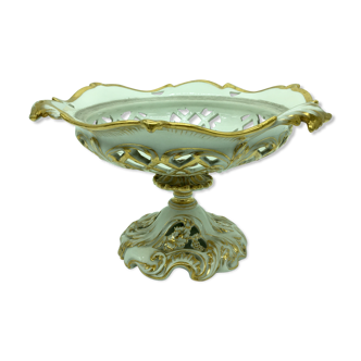 Coupe en porcelaine ancienne signée