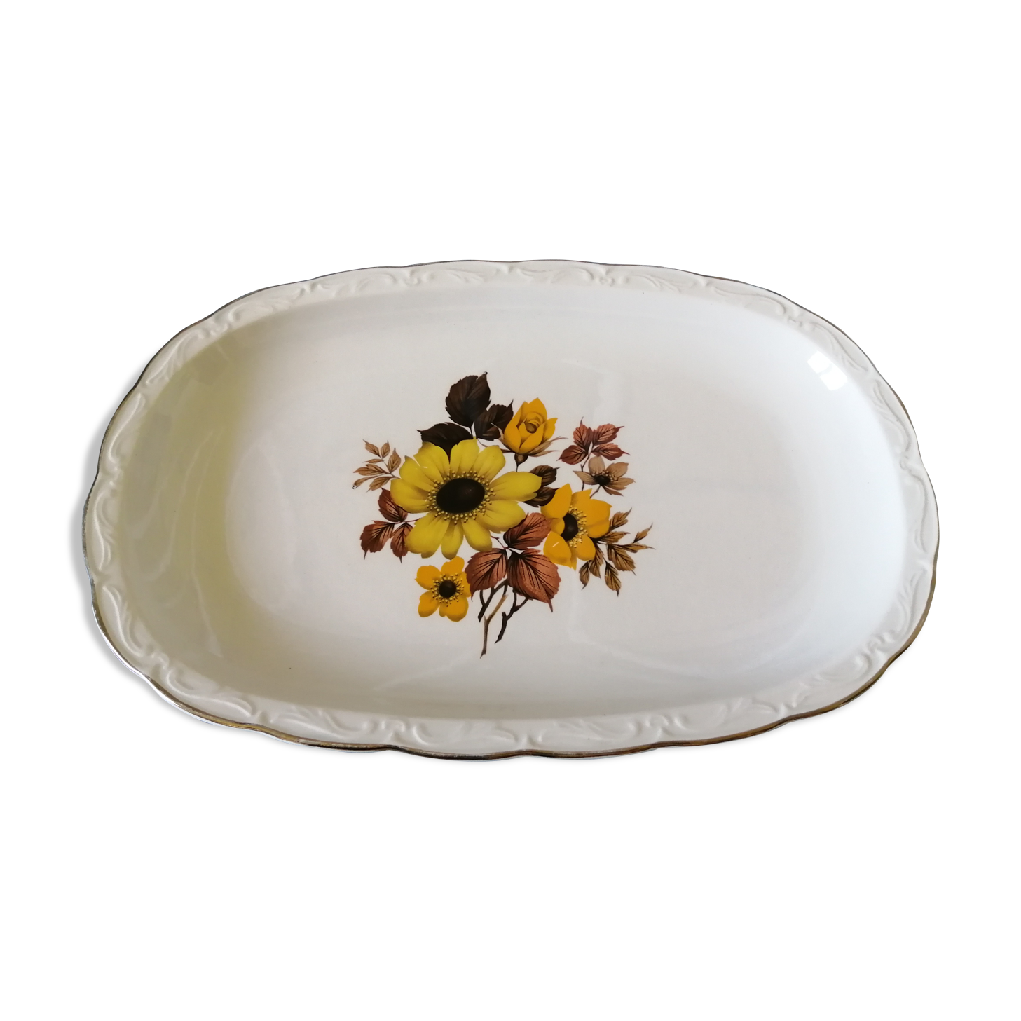 Digoin Sarreguemines vintage dish