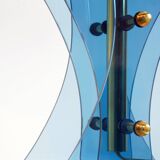 Italian lamp, glass base, 60s