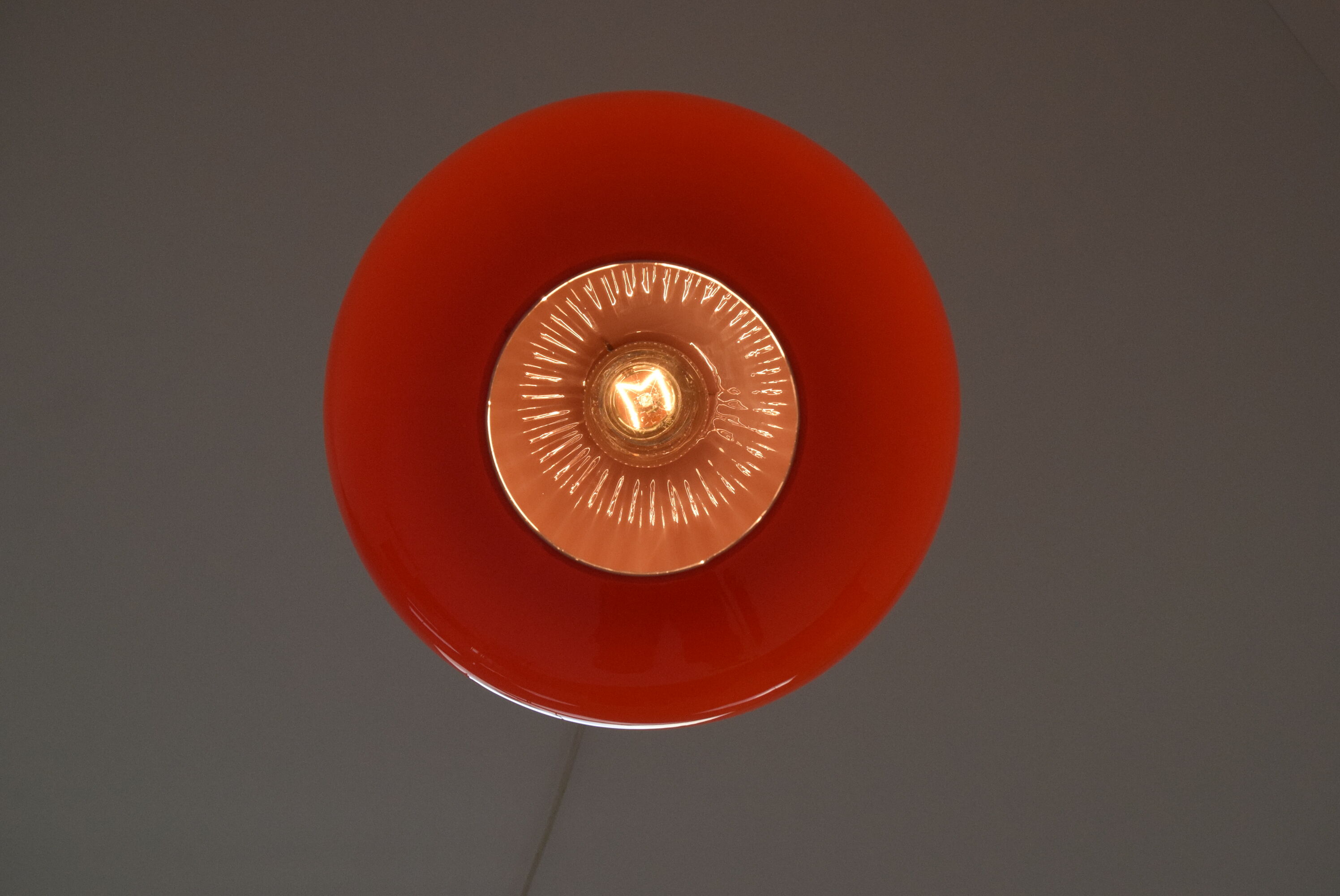 Mid-century Glass Pendant,1970's.