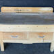 Old butcher's block