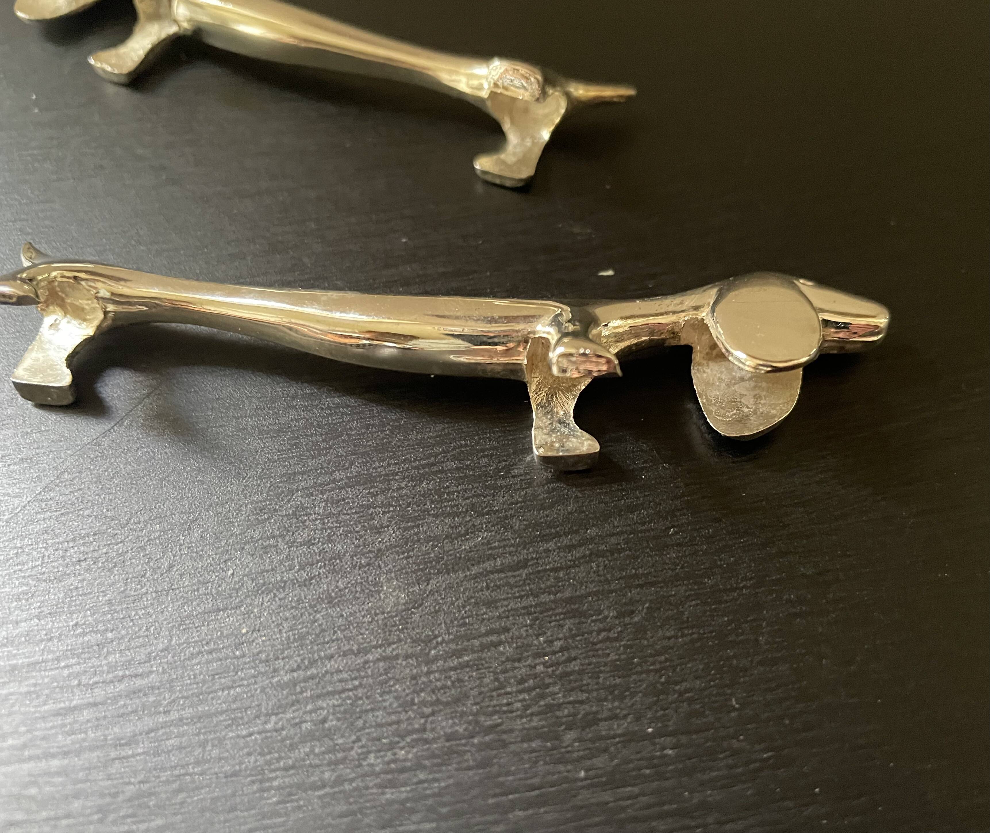 Dachshund knife holder