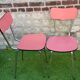 Paire de chaises  formica