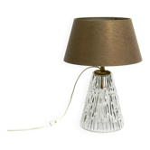 Lampe de table en verre lourde et grande de style Mid-Century Modern par Rupert Nikoll Vienne | h