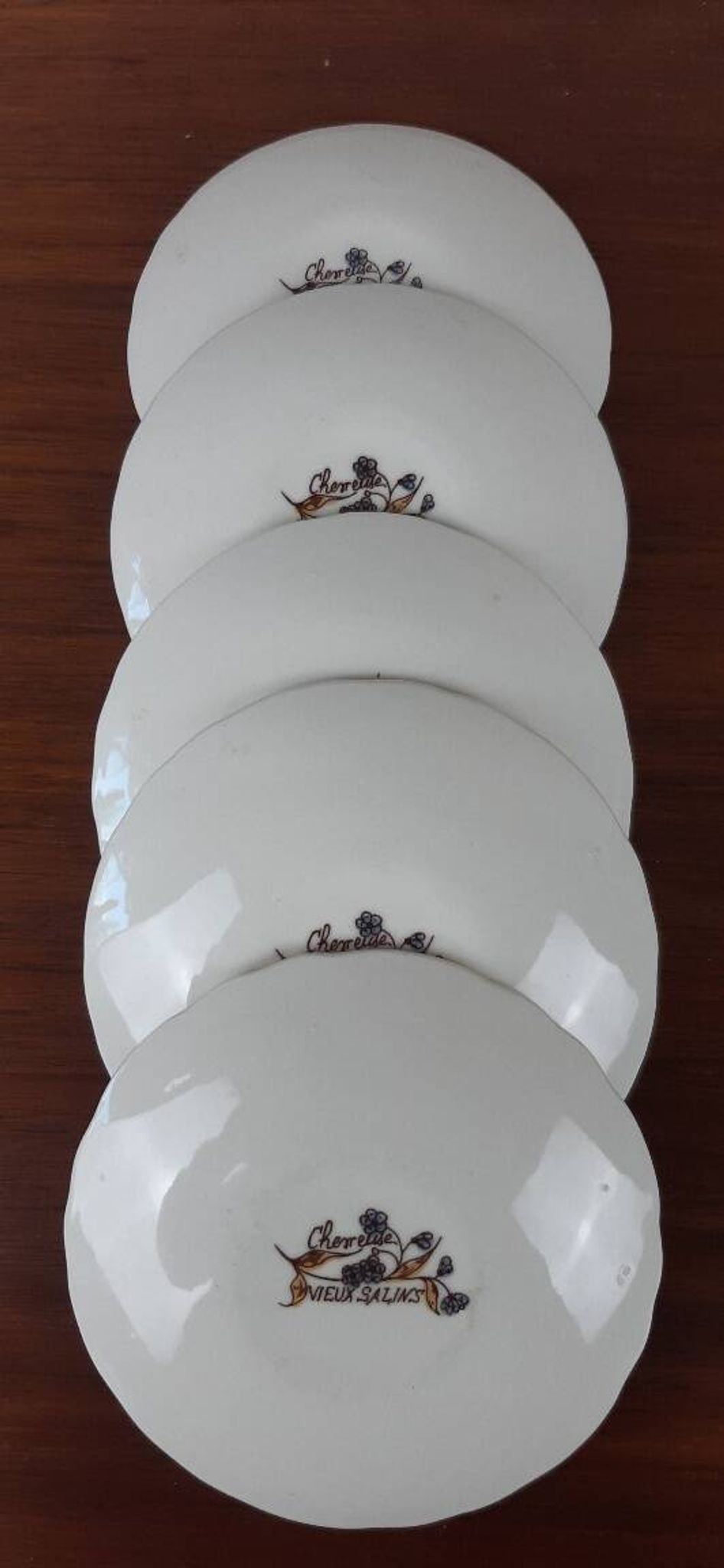 5 coffee cups, Vieux Salins Chevreuse model