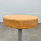 Orange tulip foot stool from the 80s, vintage