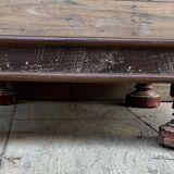 Burmese teak coffee table