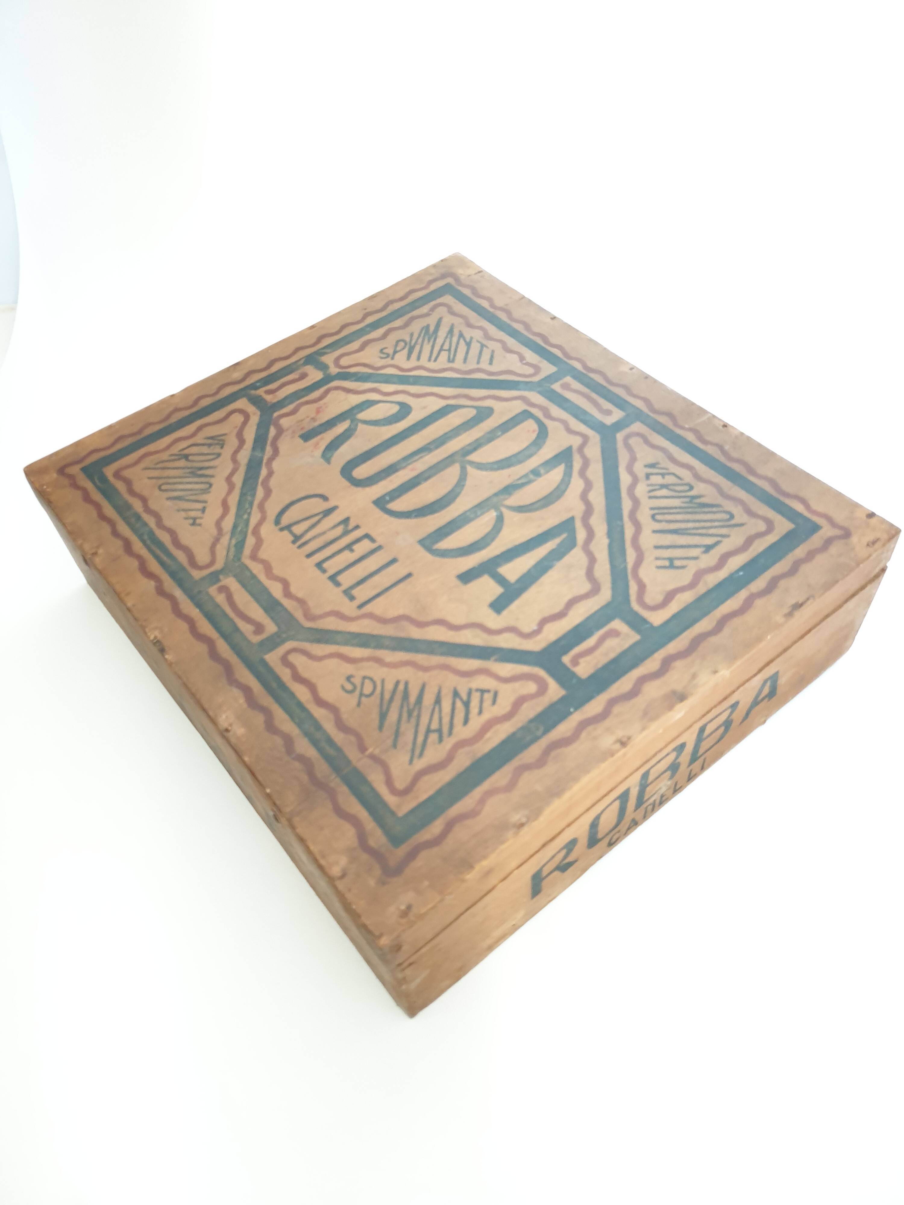 Advertising box box Liqueur Italy