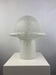 Large XL mushroom table lamp in white glass by Peill and Putzler 1970