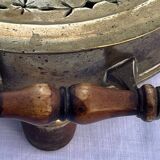 Vintage openwork copper trivet
