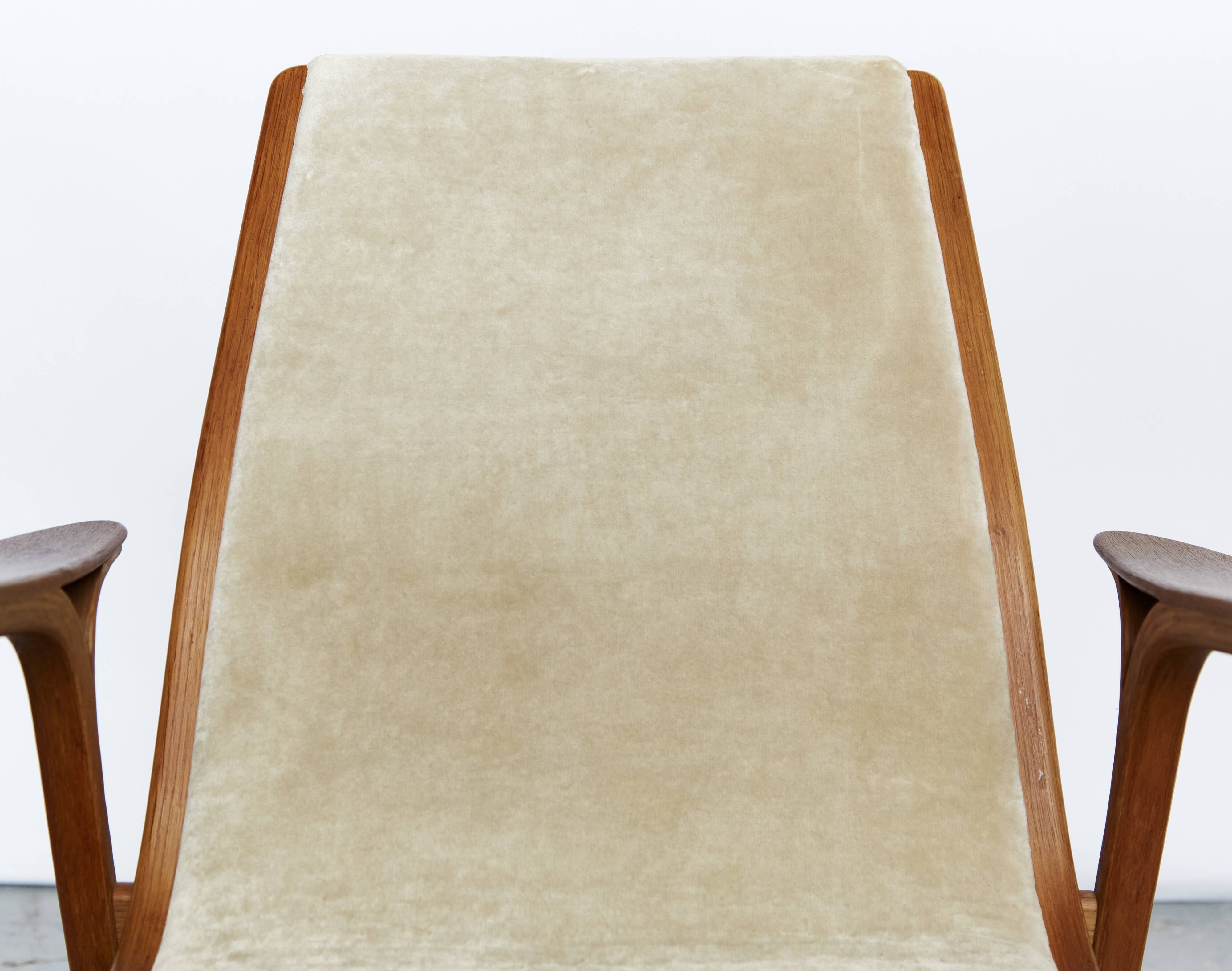 Fauteuil et repose-pieds Lamino par Yngve Ekström pour Swedese