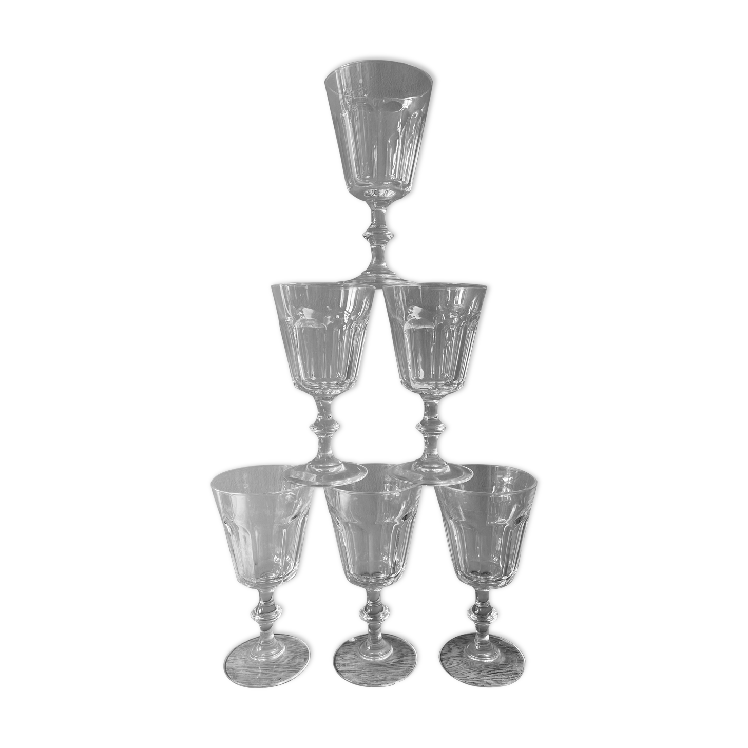 Lot de 6 verres à pieds Luminarc France