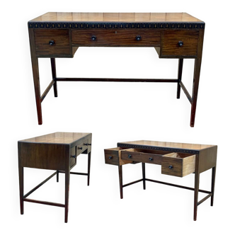 Irish mahogany flat desk from the 1930s