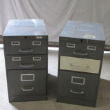 Set of 2 metal lockers Ronéo