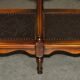 Theodore Alexander bookshelf shelf, solid wood, embossed leather.