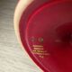 Florentine lamp in burgundy and gold porcelain signed Num 19