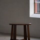 Modern Danish, side table / sculptural console in oak, 1940s