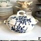 Lunéville blue ironstone tureen, "Azaléa" service